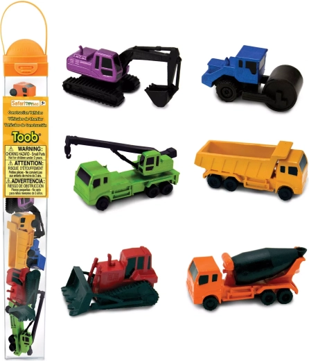Safari Ltd. tube – construction vehicles