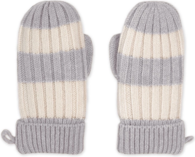 Lodger merino gloves stripe storm size 1–2 years