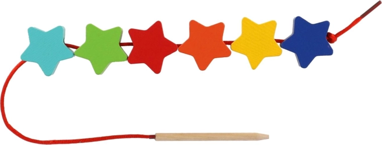 4 strings with wooden threading needles
