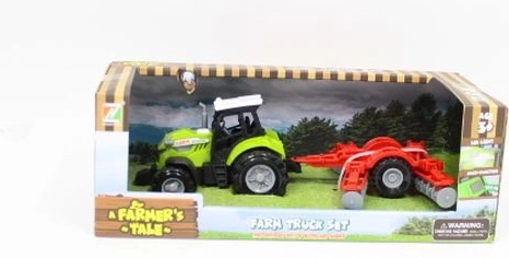 A Farmer’s Tale realističan traktor sa svjetlima i zvukovima s priključivim poljoprivrednim strojem