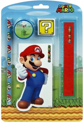 Pisaći set Super Mario, 5 dijelova