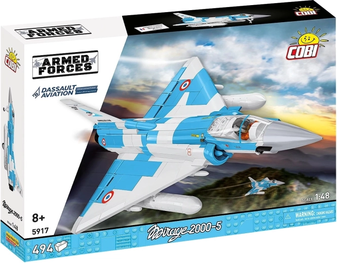 Konstrukcijski set zrakoplova Dassault Mirage 2000-5 u mjerilu 1:48