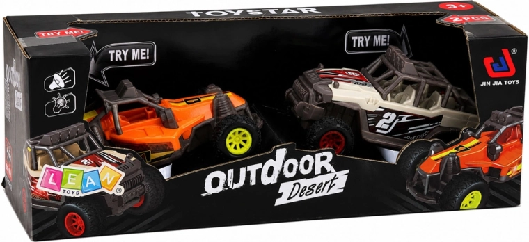 Dva buggy vozila u pakiranju za utrke i zajedničku igru