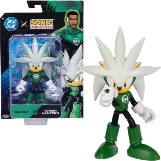 Figurica Sonic the Hedgehog Silver kao Green Lantern, 14 cm