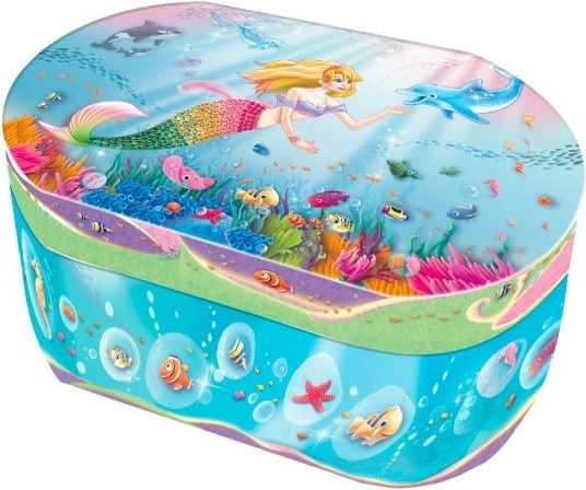 Pecoware glazbena kutija ovalna - morska sirena