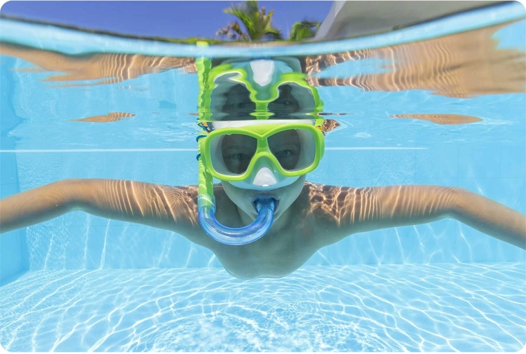 Udobno disanje s disalicom s povratnim ventilom