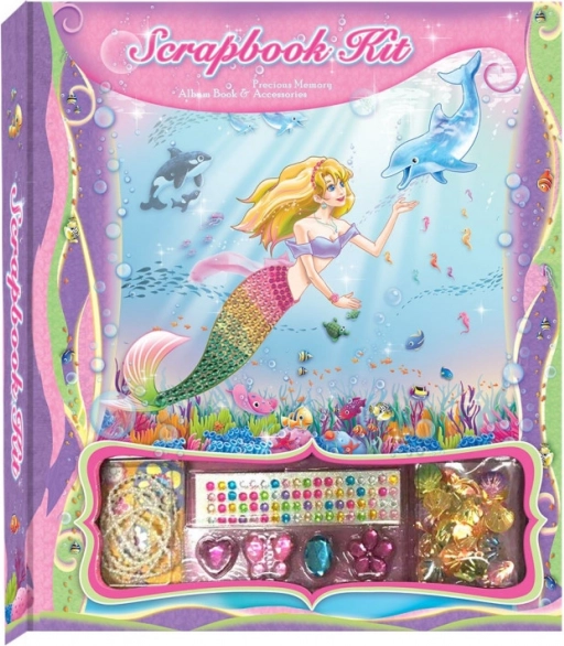 Scrapbook dekorativni set Pecoware - Morska sirena