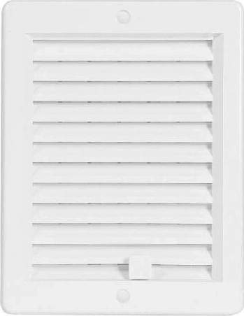 Ventilacijska rešetka sa žaluzinom 150 × 200 mm, bijela