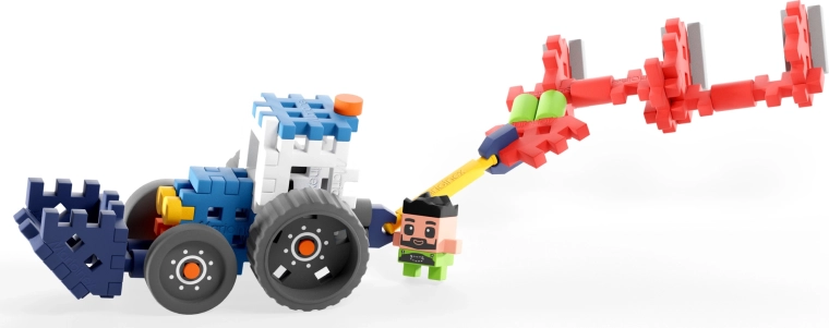 Sastavite realističan traktor s plugom