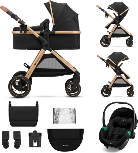 Kinderkraft kombinirana kolica 3u1 Esme Pro pure black