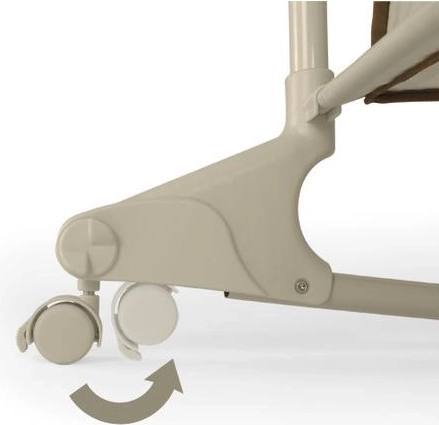 Lako premještanje zahvaljujući kotačićima s kočnicom