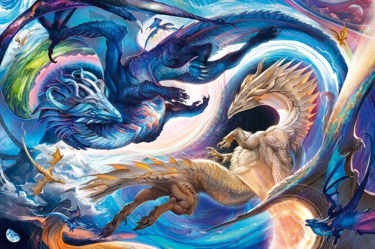 Ravensburger puzzle Zmajevi: dan i noć 5000 dijelova