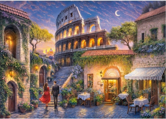 Puzzle Romantični Rim 1000 dijelova