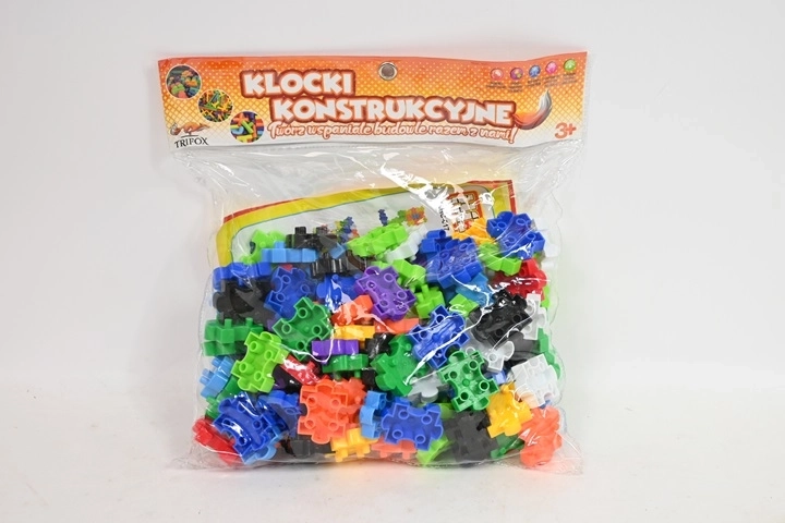 Puzzle građevinski set – šarene konstrukcijske kocke 130 kom