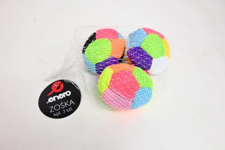 Enero zoška (footbag) šarena set 3 kom