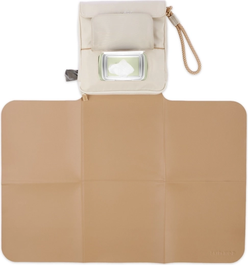 Extra-large mat for comfortable diaper changing