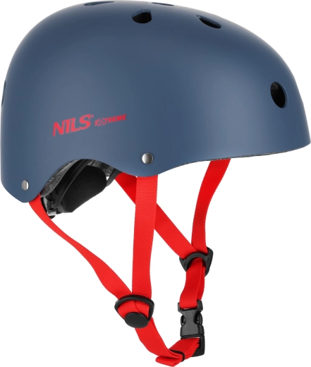 Kaciga NILS Extreme za rolanje i biciklizam, plava – M (55–58 cm)