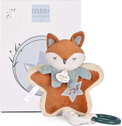 Doudou poklon set plišana lisica Timo s uspavankom 16 cm