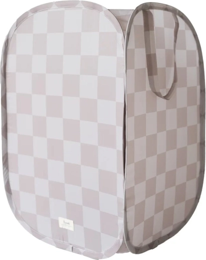 3 Sprouts sklopiva košara za pohranu recycled checkerboard beige - 1 komad