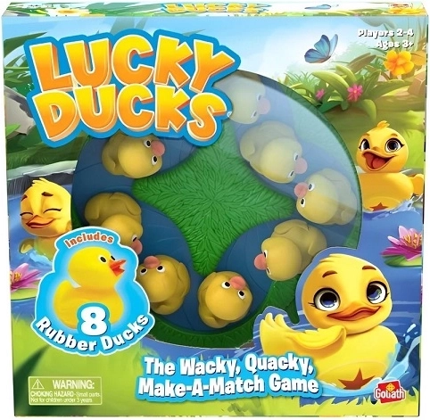 Lucky Ducks – interaktivna igra s patkicama za djecu od 3 godine od Goliath Games