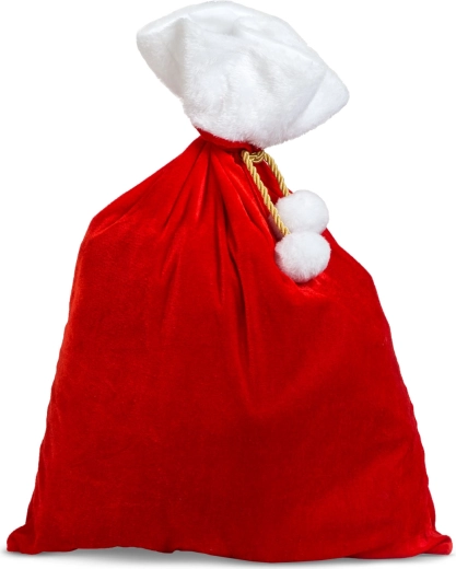 Red and White Saint Nicholas Sack