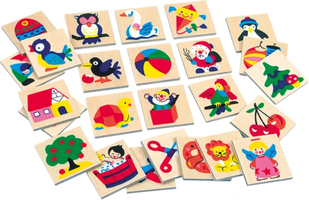 Bino drvene slikovne oznake za vrtiće