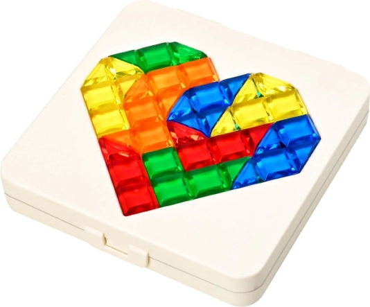 Tangram zagonetka srce 12 cm