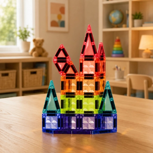 Transparent colorful panels that captivate
