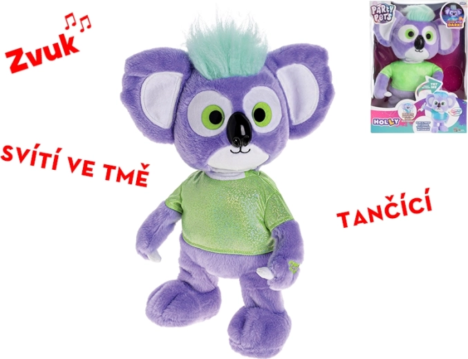 Plesni plišani koala Holly sa zvukom, svijetli u mraku, 36 cm
