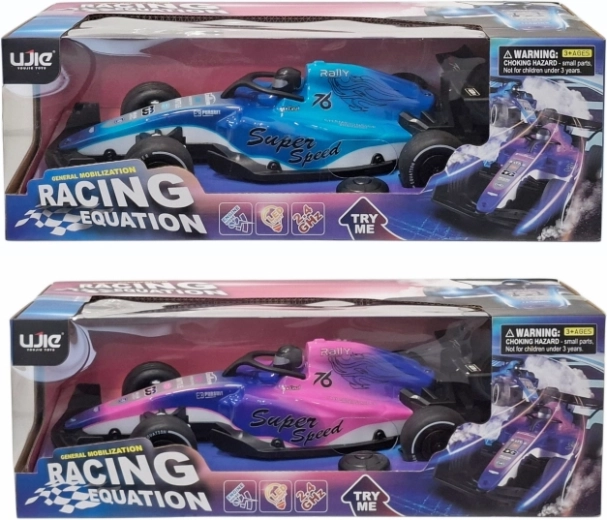 Remote-Controlled Sports Car with Smoke Effect - 1 Piece