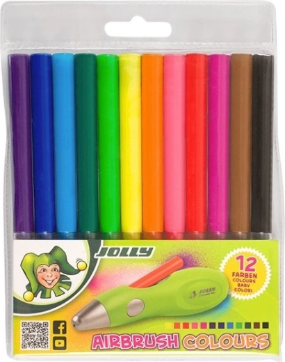 zamjenske punjenja za airbrush fun jolly – 12 boja