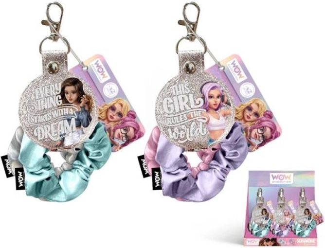 Gumice za kosu sa scrunchie i privjeskom WOW Generation