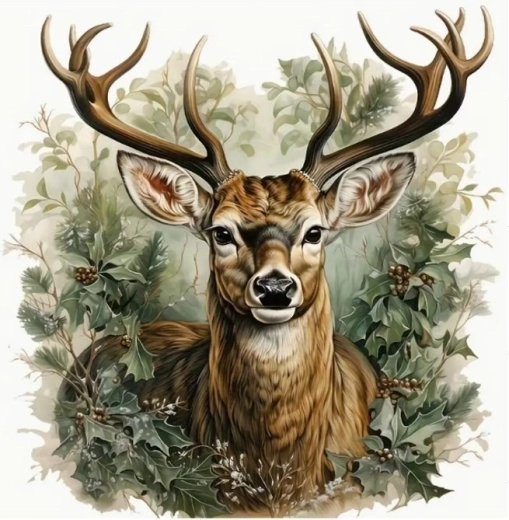 Dijamantno slikanje jelen 30 × 40 cm