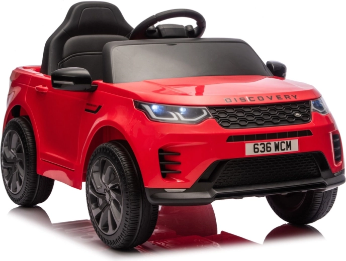 Kids' Electric Ride-On Car LAND ROVER Discovery, Red
