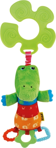 K’S KIDS textile crocodile KrokoBloko with stroller attachment