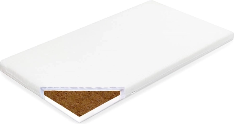 Dječji madrac za kolijevku NEW BABY Standard 90 × 40 × 7 cm kokos–pjena