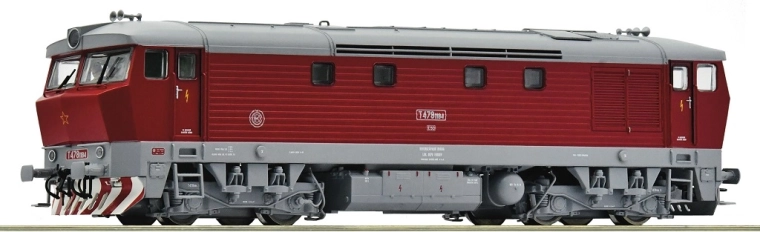 Dizel lokomotiva T 478 1184 Bardotka ČSD