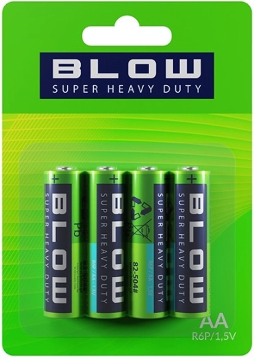 BLOW Super Heavy Duty baterije AA, blister 4 kom