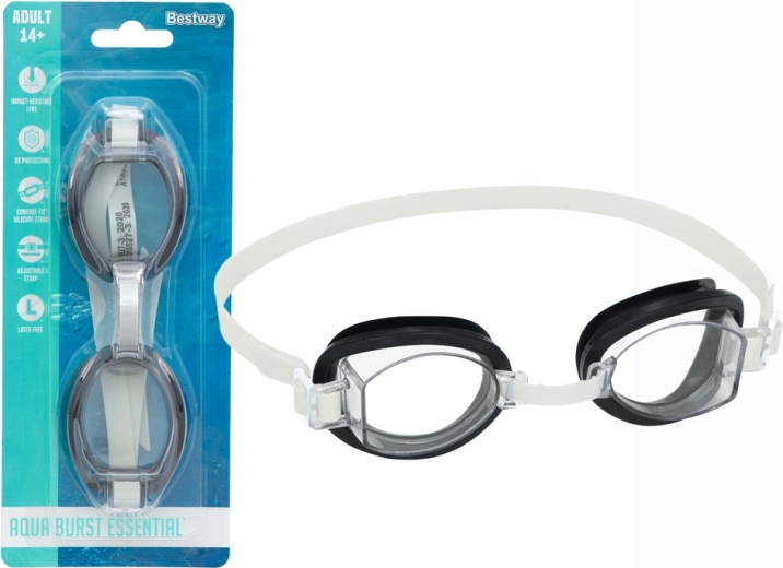 Plivačke naočale Bestway Aqua Burst Essential za odrasle – crne