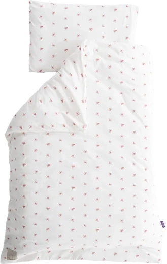 Träumeland jersey posteljina Flora 100 × 135 cm + 40 × 60 cm