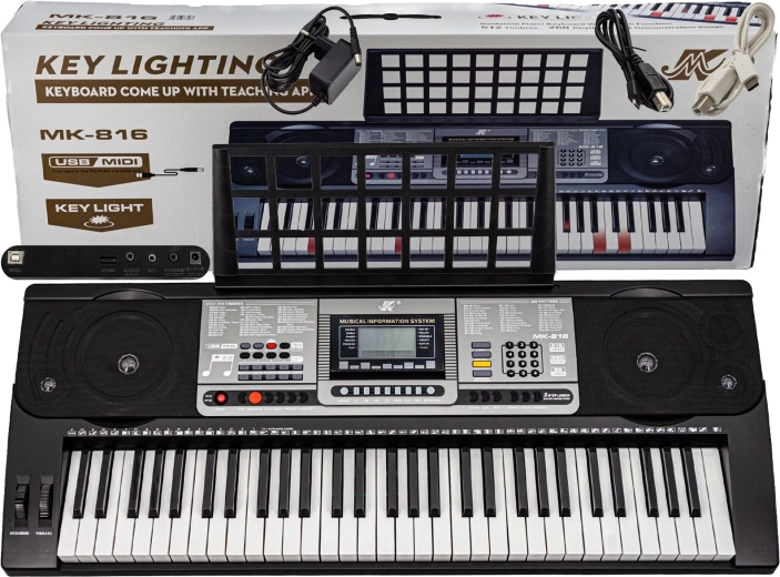Orgulje/keyboard s 61 osvijetljenom tipkom i funkcijom učenja