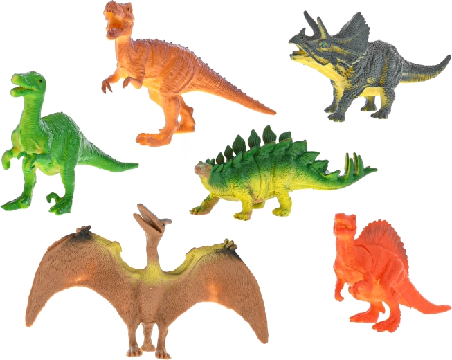 Šest različitih dinosaura u jednom setu