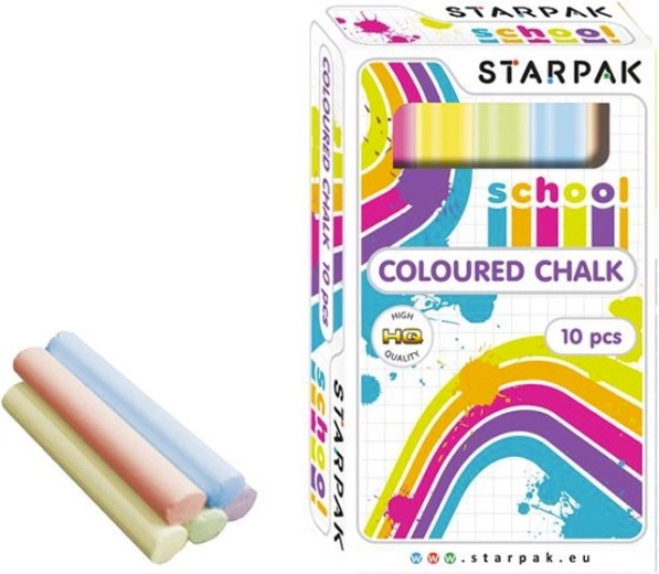 Školska šarena kreda STARPAK – tanka set