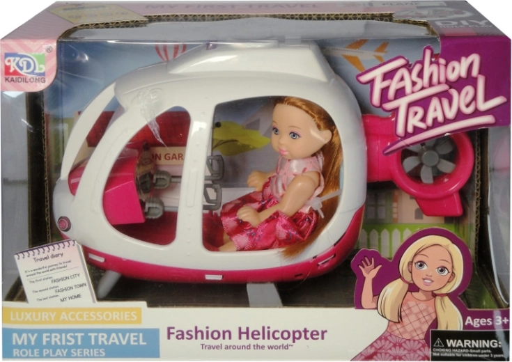 Lutkica u helikopteru sa svjetlima i zvukovima