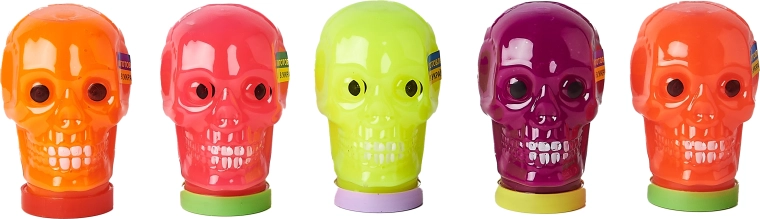 Original skull-shaped packaging