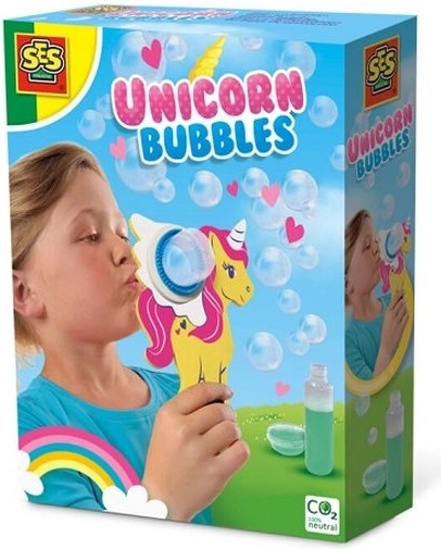 SES Creative puhač za mjehuriće jednorog s punjenjem 200 ml