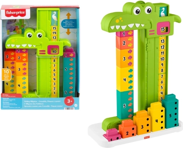 Igračka za učenje brojanja Aligator