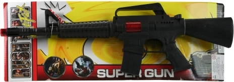 Dječji samopal – crni plastični mitraljez 43 cm