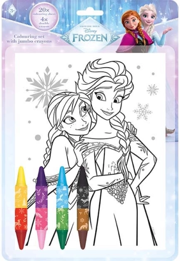 Set bojanki s dvostranim voštanim bojicama Frozen – Snježno kraljevstvo