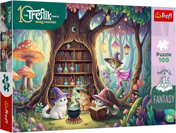 Puzzle od 100 dijelova Inspired By Fantasy – čarobni mačići